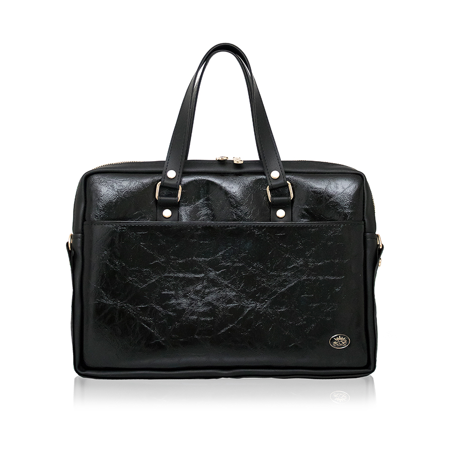 BUSINESS BAG  - лак црна