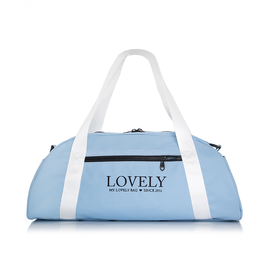 SPORT BAG - MEDIUM svijetlo plavo/bijelo